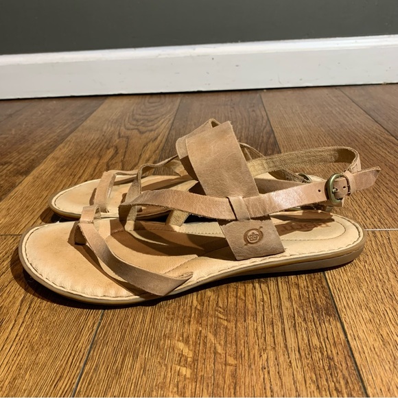 Women's Size 9M Born Favignana Leather Strappy Slingback Sandals - Picture 3 of 6